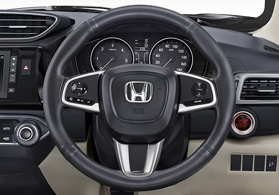 Honda Amaze Accessory - STEERING WHEEL COVER