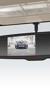 Honda Amaze Accessory - KIT IRVM CAMERA WITH DISPLAY