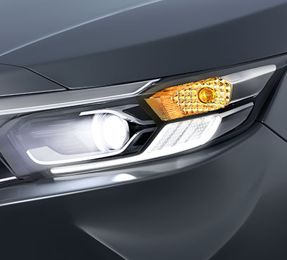 Honda Amaze Exterior - New LED Projector Headlamps with LED DRLs