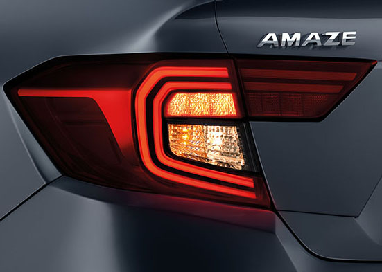 Honda Amaze Exterior-New C-Shaped rear Combination lamps