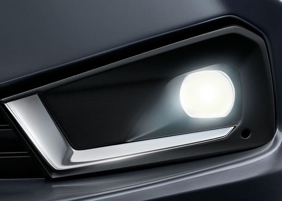 Honda Amaze Exterior - New LED Fog Lamps