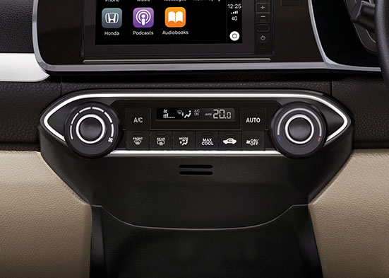 Honda Amaze Interior - Automatic Climate Control
