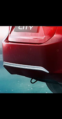 Honda City 2020 Model Chrome Kit - Elegance - Rear Bumper Centre Garnish