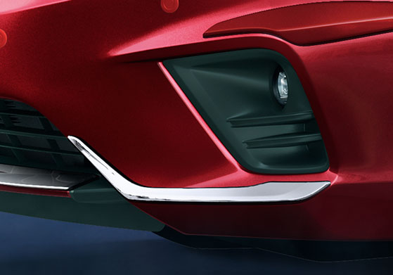 Honda City New Model 2020 Chrome Kit - Admirer - Front Bumper Side Garnish