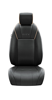  Honda City Car Accessory - Seat Cover Embossed Perforation Black