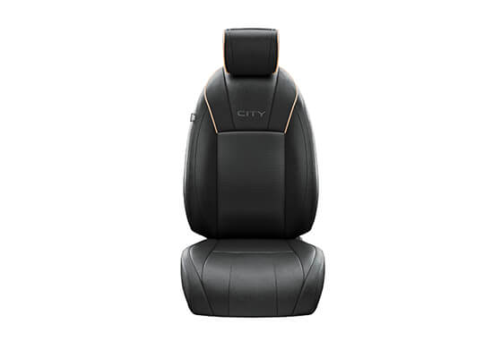 Honda City Car Accessory - Seat Cover Embossed Perforation Black