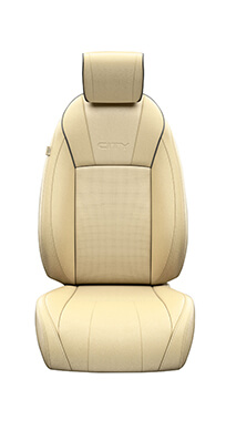  Honda City Car Accessory - Seat Cover Embossed Perforation Beige