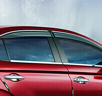  Honda City Car Accessory - Window Chrome Moulding