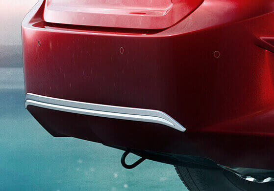 Honda City 2020 Model Chrome Kit - Elegance - Rear Bumper Centre Garnish