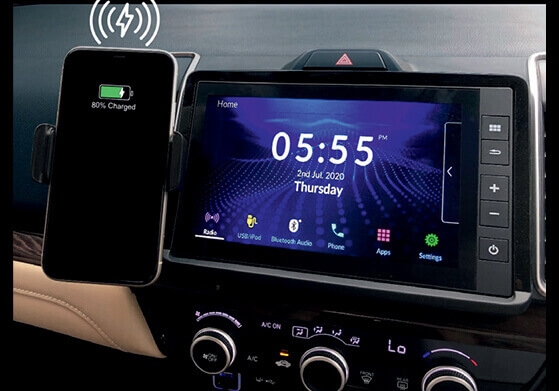 Honda City Car Accessory - Wireless Charger (With Smartphone Holder)*