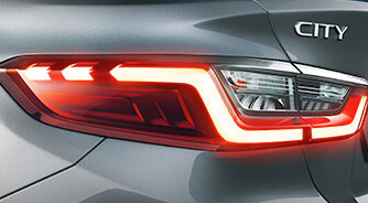 New Honda City 2020 Exterior - Z-Shaped 3D Wrap Around LED Tail Lamps