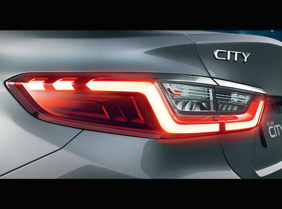 New Honda City 2020 Exterior - Z-Shaped 3D Wrap Around LED Tail Lamps