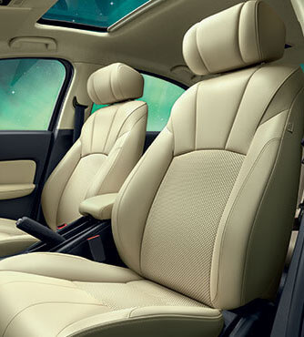 New Honda City 2020 Interior - Contemporary Seat Design with Premium Leather Upholstery