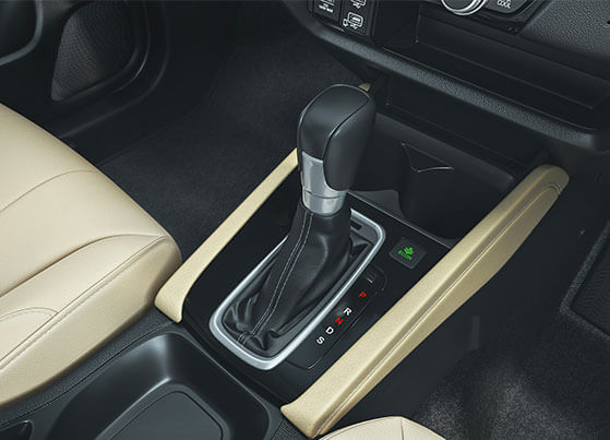 New Honda City 2020 Interior - Leather Shift Knob & Real Stitch Soft Touch Knee Pad