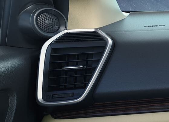 New Honda City 2020 Interior - Satin Metallic AC Vent Surround Finish