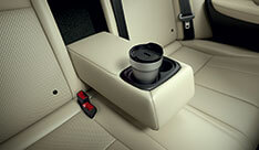 New Honda City Space & Utility - Rear Armrest With Cup Holders