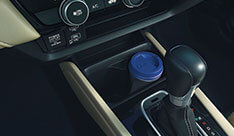 New Honda City Space & Utility - Front Console Cup Holders