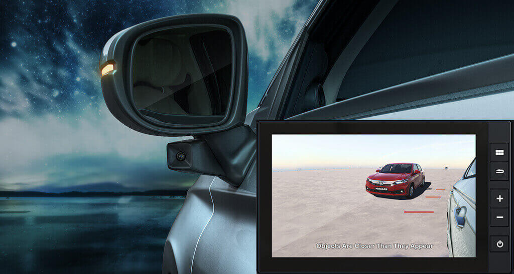 New Honda City Car Safety - Lanewatch Camera™ (Uniquely Mounted For Damage Protection)