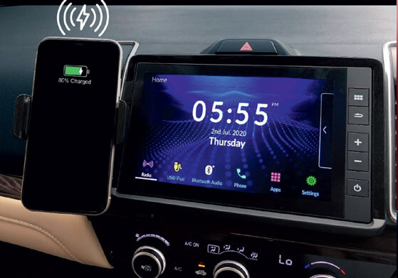 Honda City e:HEV Car Accessory - Wireless Charger (With Smartphone Holder)*