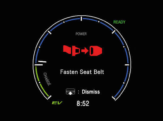 New City e:HEV Model - Seatbelt Warning