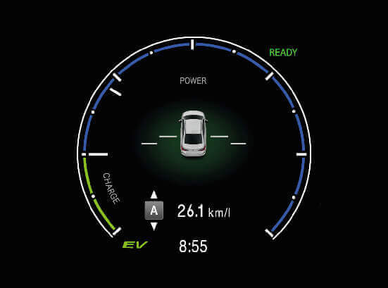 New City e:HEV Model - Eco Drive Display