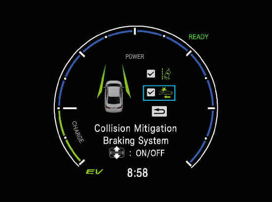 New City e:HEV Model - CMBS & RDM Quick Settings Access