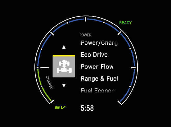 New City e:HEV Model - Meter Display and Vehicle Settings