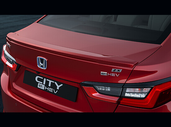 New Honda City e:HEV Exterior - New Trunk Lip Spoiler