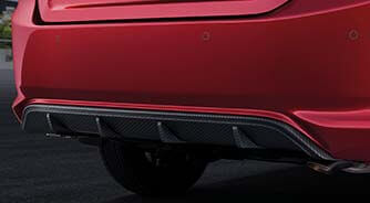 New Honda City e:HEV Exterior - New Rear Bumper Diffuser with Carbon Finish