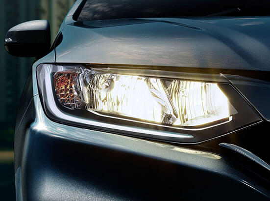 Honda City Exterior - Premium Dual-Barrel Halogen Headlamps With Integrated LED DRL