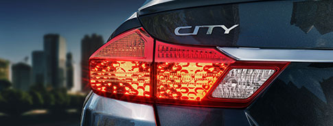 Honda City Exterior - Advanced Wrap Around Rear Combi Lamp