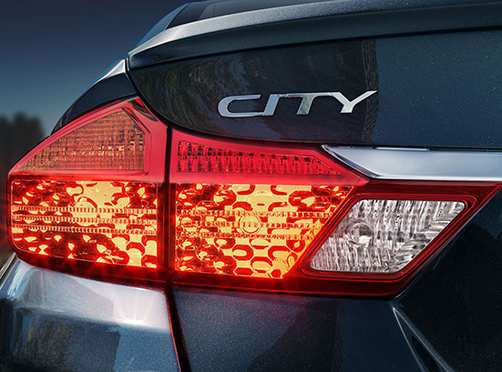 Honda City Exterior - Advanced Wrap Around Rear Combi Lamp