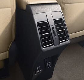 Honda City Interior - Rear AC Vent with Charging Ports