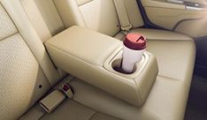 Honda City Interior - Rear Armrest Cup Holders