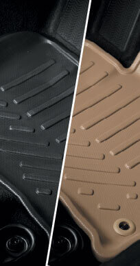 Honda Jazz Accessory - Bucket Mat (Black/Beige)