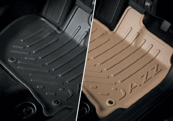 Honda Jazz Accessory - Bucket Mat (Black/Beige)