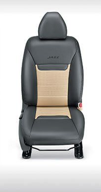 Honda Jazz Accessory - Seat Cover Black with Beige Horizontal Stitch