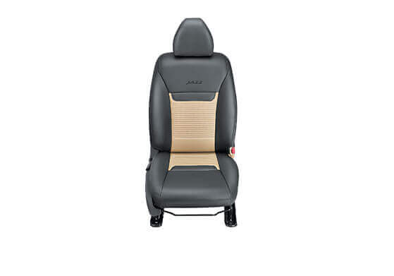 Honda Jazz Accessory - Seat Cover Black with Beige Horizontal Stitch