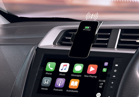 Honda Jazz Accessory - Wireless Charger (with Smartphone Holder)