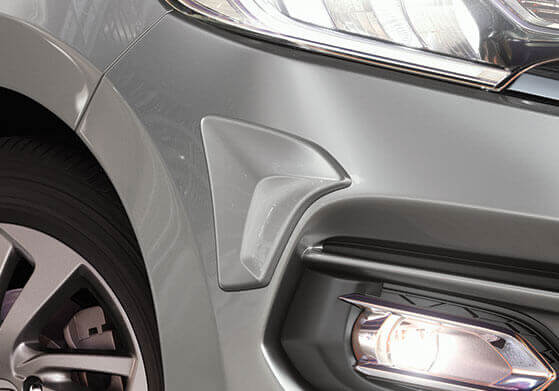 Honda Jazz Accessory - *Front Bumper Corner Moulding