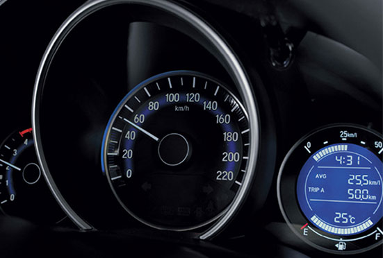 Honda WRV New Model Interior - Advanced Multi Information Combimeter with Eco Assist Ambient Rings