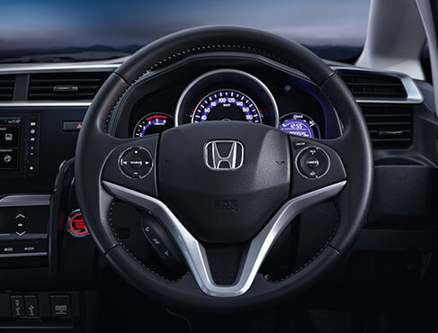 Honda WRV New Model Interior - Action Packed Steering Wheel (Audio, Voice, Handfree & Cruise Control  Switches
