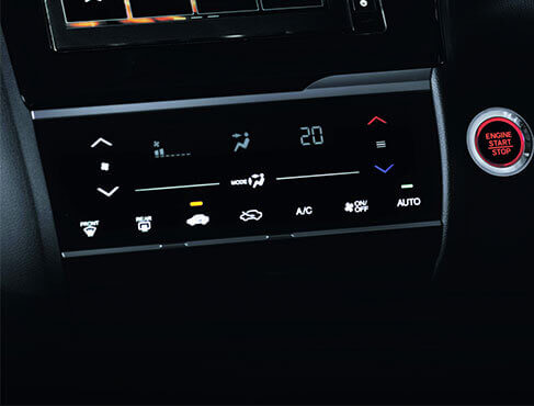 Honda WRV New Model Interior - Auto AC with Touchscreen Control Panel