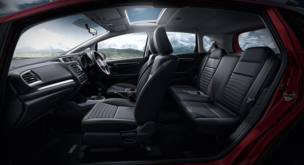 Honda WRV New Model Interior - Premium Seat Upholstery with Emboss & Mesh Design