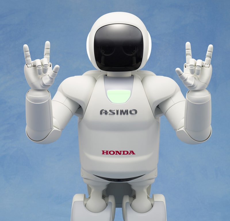 Front View of Asimo