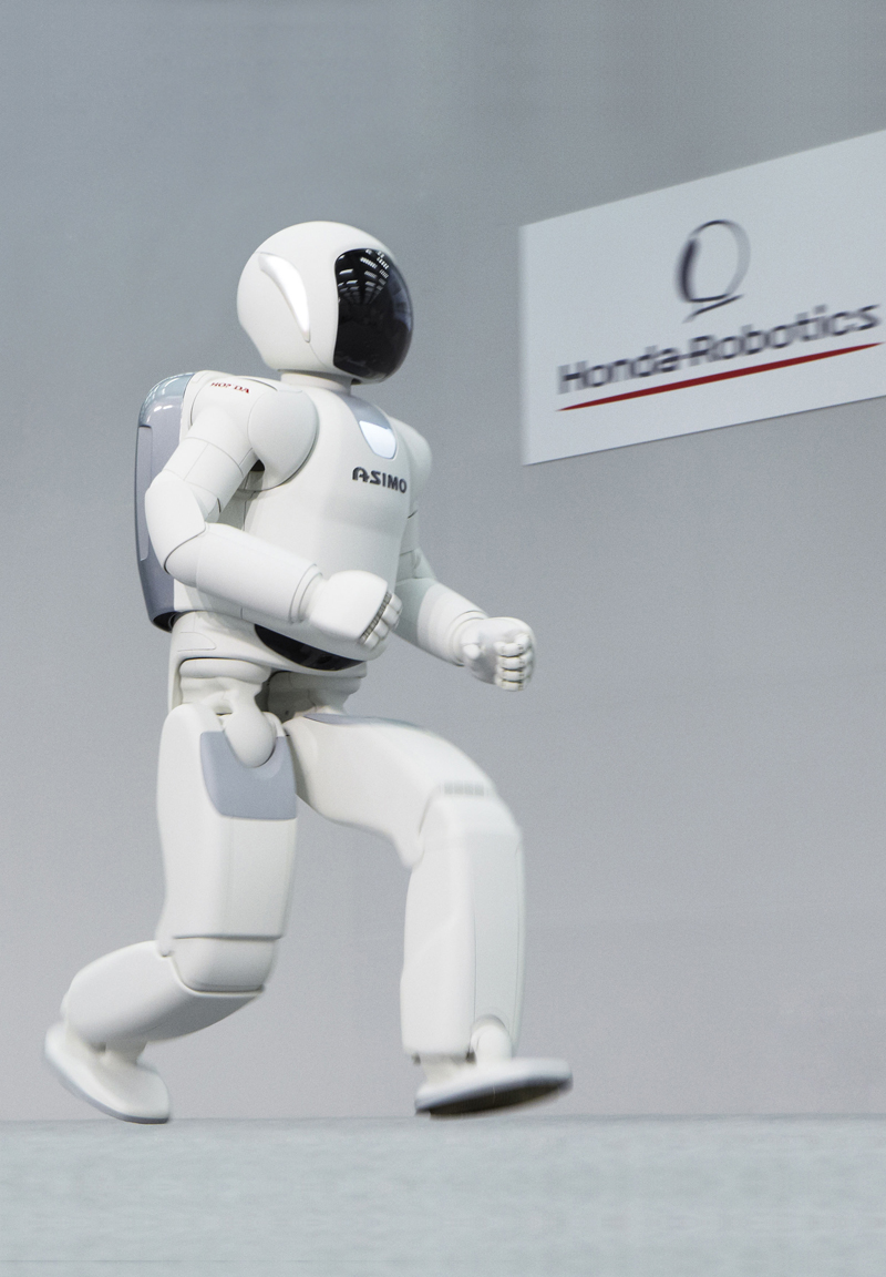 Running Asimo Honda Robot
